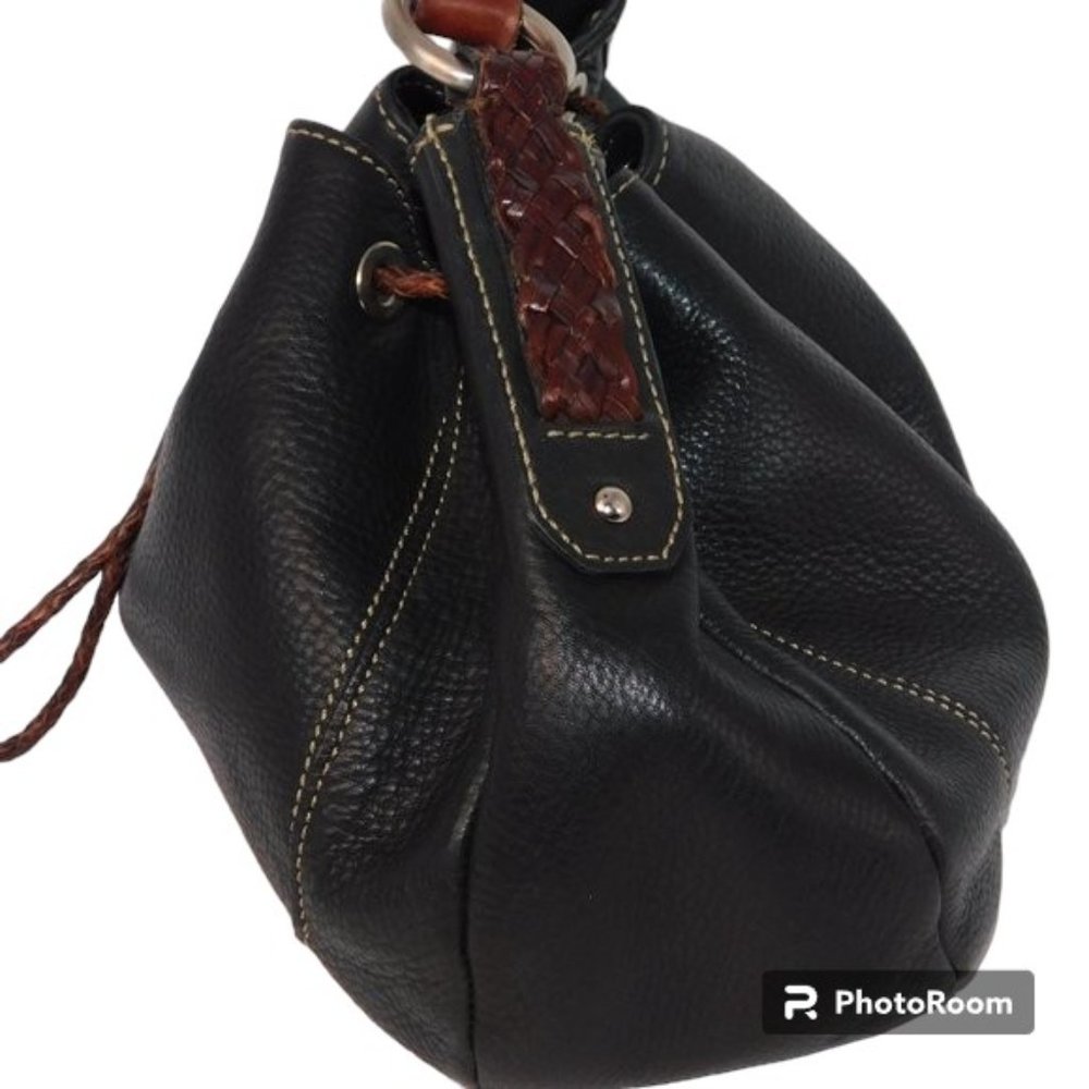Fossil Drawstring Shoulder Bag With Braided Leath… - image 7